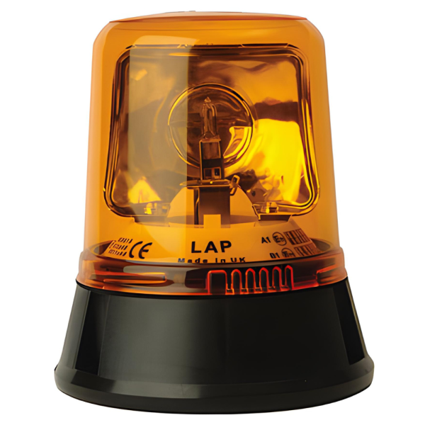 LAP Electrical LAP254 12v 3 Bolt Amber Rotating Beacon PN: LAP254