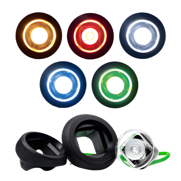 Fristom FT-074 Button LED 12/24v Marker Light With Flat and Rounded Mounting Pads PN: FT-074