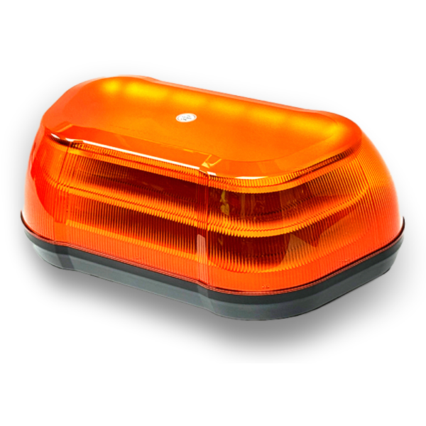 Van Master VMG394A 10-30V 394mm R65 1 Bolt Amber High Profile LED Mini Lightbar PN: VMG394A-BF