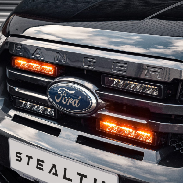 Stealth LED Ford Ranger T8 2018-2022 Quad 10″ Flashing Luminous LED Integration Kit PN: GL083F