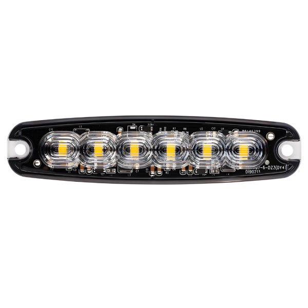 Van Master VMGLED26 12-24V R65 Low Profile 6 LED Warning Light PN: VMGLED26