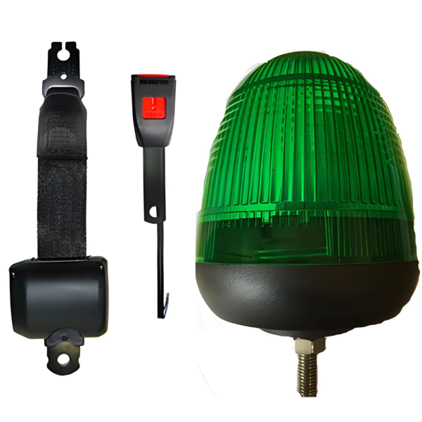 LMB060g.kit Electric Seat Belt & Green LED 1 bolt  Beacon PN: LMB060g.kit