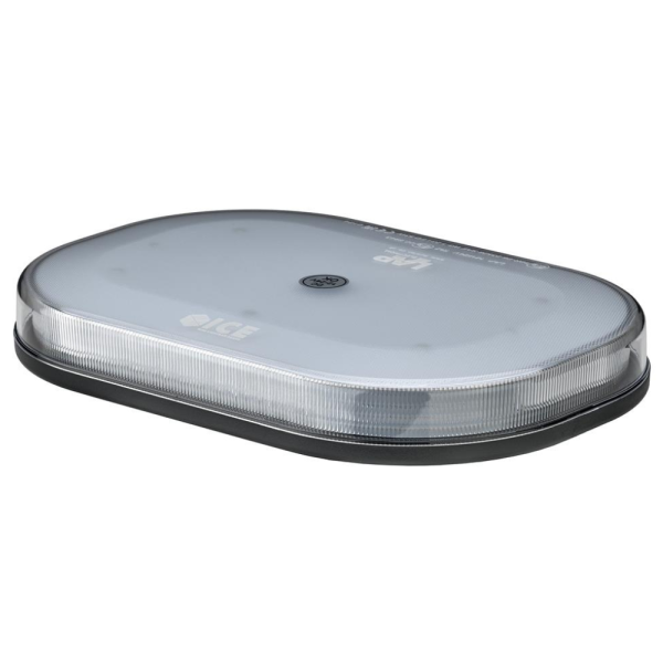 LAP Electrical 248mm R65 Amber ICE Series 1 Bolt LED Minibar Clear Lens PN: LAP-ICE248AC