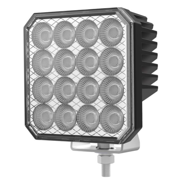 LAP Electrical Q-LUX 10-30V 3894 Lumens Square LED Work Light PN: LAP-QLUX-S64W