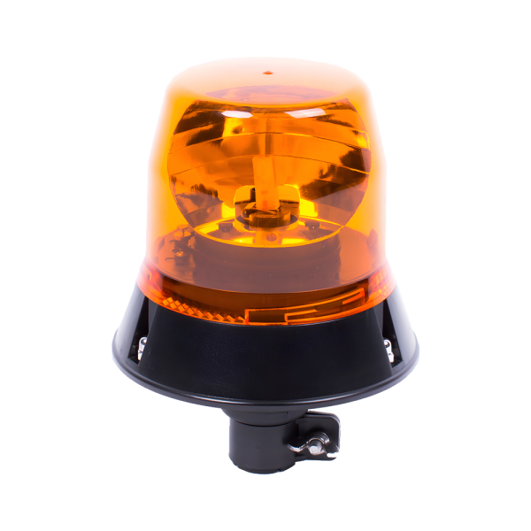 Vision Alert 402.001 Din Pole Mount 12v Amber Rotating Beacon PN: 402.001-CLEARANCE