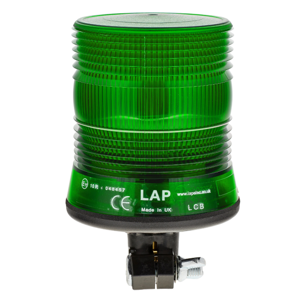 LAP Electrical LCB030G DIN Mount 12/24v Green LED Compact Beacon PN: LCB030G-CLEARANCE