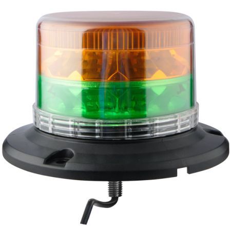 Durite 0-445-51 DUAL COLOUR SINGLE BOLT AMBER & GREEN LED BEACON - 12/24V PN: 0-445-51