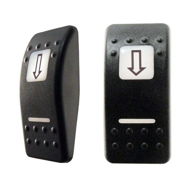 Durite 0-796-37 Down Legend for Double-Illuminated Rocker Switch PN: 0-796-37