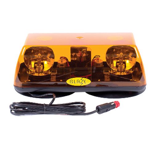 Vision Alert 701.002.BAA Blaze 1 24v Mag50 rotating Amber Mini lightbar PN: 701.002.BAA