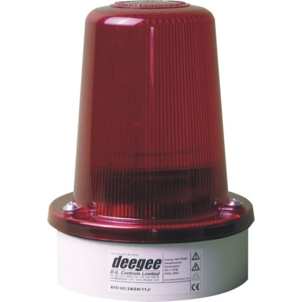 Deegee XFE/UC/24/SH/11J/RED RED 24UC Xenon Beacon PN: XFE/UC/24/SH/11J/REDCLEARANCE