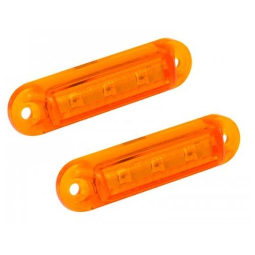 LED Autolamps 16A24-2  24V Compact Amber Side Marker (Twin Pack) PN: 16A24-2