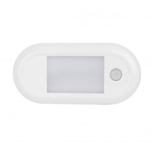 LED Autolamps 13614WM-PIR 12/24V PIR-Sensor Medium Oval Interior Lamp PN: 13614WM-PIR