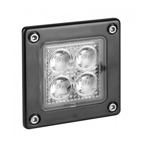 LED Autolamps 73120BM 12/24V Recess Mounted Square Work / Reverse Lamp - R23 Approved PN: 73120BM