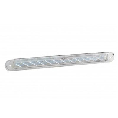 LED Autolamps 235WSTI12 12V Stop / Tail / Indicator Strip Lamp - White PN: 235WSTI12