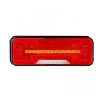 LED Autolamps 284RAWFMR 12/24V Multifunction Rear Lamp With Right Dynamic Indicator PN: 284RAWFMR