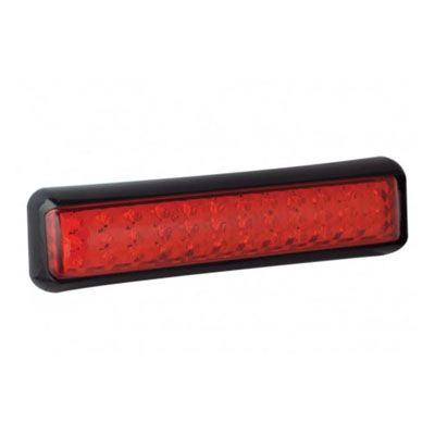 LED Autolamps 200RME 12/24V 200 Series Slim-Line Stop/Tail Lamp – Black Bracket PN: 200RME