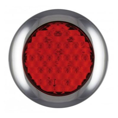 LED Autolamps 145RME 12/24V 145 Series 145mm Round Stop / Tail Lamp PN: 145RME