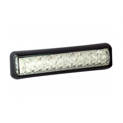 LED Autolamps 200WME 12/24V 200 Series Slim-Line Reverse Lamp – Black Bracket PN: 200WME