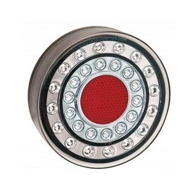 LED Autolamps MaXilamp1XCFE 12/24V MaXilamp Round Fog Lamp PN: MaXilamp1XCFE