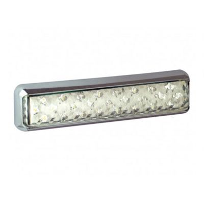 LED Autolamps 200CWME 12/24V 200 Series Slim-Line Reverse Lamp – Chrome Bracket PN: 200CWME