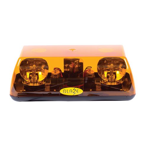 Vision Alert 701.002 Blaze 1 24v 2 Bolt Fixing Rotating Amber Mini lightbar PN: 701.002