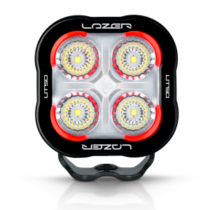 Lazer Lamps Utility-50 LED Work Light With Red Tail Light PN: 00U50-RED-B