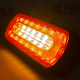 Van Master Amber R65 LED Strobe With Halo Trailer Function PN: VMG-HALO