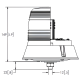 ECCO V11052.168 400 Series CAP168 LED Static Flash 1 Bolt Beacon PN: V11052.168