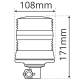 LAP Electrical LCB030A DIN Mount 12/24v Amber LED Compact Beacon PN: LCB030A