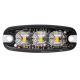 Van Master VMGLED23 12-24V R65 Low Profile 3 LED Amber Warning Light PN: VMGLED23