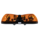 Britax A6202.000.24V Aerolite 520mm 24v 2 Rotator Amber Lightbar PN: A6202.000.24V