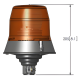 Vision Alert 402.000 Din Pole Mount 12 or 24v Amber Beacon PN: 402.000