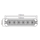 Van Master VMGLED36A 10-30V IP69K R65 6 LED Warning Light PN: VMGLED36A