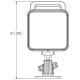 ECCO EW2451 1350 Lumens Swivel Mount LED Flood Worklamp PN:EW2451