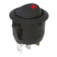 20mm 12V Round on/off LED Spot Illuminated Rocker Switch PN: SWITCH1