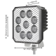 LAP Electrical Q-LUX 10-30V 2638 Lumens Square LED Work Light PN: LAP-QLUX-S36W