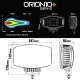 Ledson Orion10+ Oval LED Driving Lamp With Position Light PN: 33490427