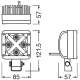 OSRAM CUBE MX85-SP LEDriving MX85-SPOT LED Cube Work light PN: CUBE MX85-SP