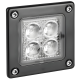 LED Autolamps 73120BM 12/24V Recess Mounted Square Work / Reverse Lamp - R23 Approved PN: 73120BM