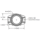 ECCO 6262a maintenance-free LED Beacon PN: 6262a