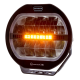 Boreman Halo 9" Round 12,900Lm Driving Light With Position Light and Strobe Light PN: 1001-2500