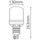 LAP Electrical LAP271R 12v Flexi-Din RED Rotating Beacon PN: LAP271R-CLEARANCE