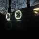 Stealth LED Toyota Hilux MK8 2015-2020 Twin 9″ Luminous LED Spot Light Kit PN: GL052