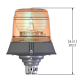 Vision Alert 402.001 Din Pole Mount 12v Amber Rotating Beacon PN: 402.001