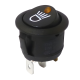 20mm 12/24V Round on/off LED Spot Illuminated Rocker Switch Work Light Image PN: SWITCH3