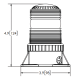 ECCO 6262a maintenance-free LED Beacon PN: 6262a