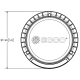 ECCO EB5100 Series Low Profile DIN Pole LED Beacon PN: EB5103AA