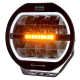 Boreman Halo 9" Round 12,900Lm Driving Light With Position Light and Strobe Light PN: 1001-2500