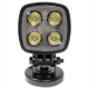 LED Autolamps 8112BM-MM 12/24V Compact Square Magnetic Work Lamp PN: 8112BM-MM