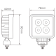 LED Autolamps RL7612BM 12/24 840L Flood LED Work Lamp PN: RL7612BM